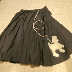 Black poodle skirt